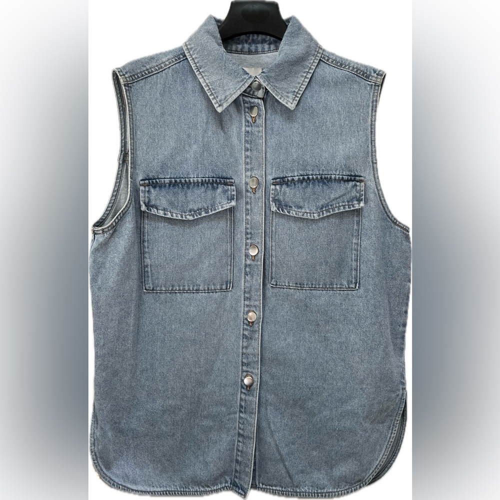 H&M | Denim Shirt Vest